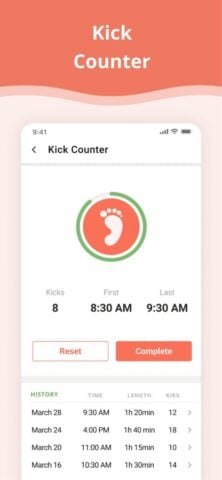 iOS için Pregnancy App.