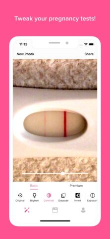 Pregnancy Test Checker لنظام iOS