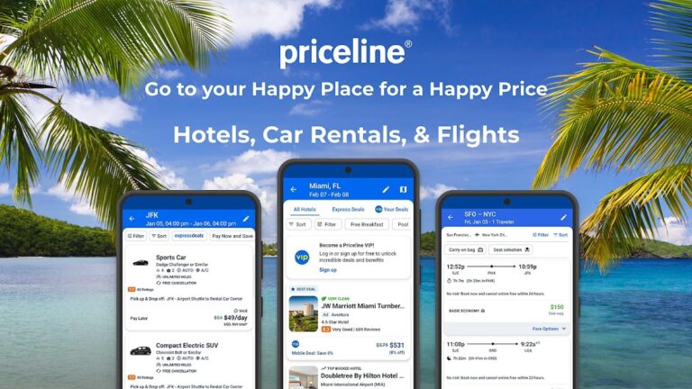 Priceline: Hotel, Flight & Car pour Android