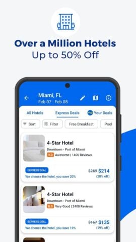 Priceline: Hotel, Flight & Car for Android