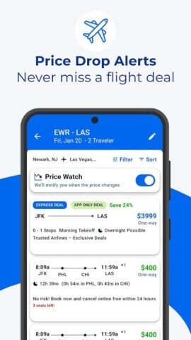 Android 用 Priceline: Hotel, Flight & Car
