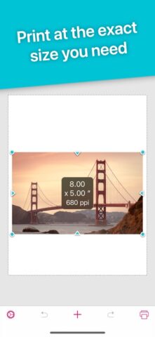 Print to Size: imprimer photos pour iOS