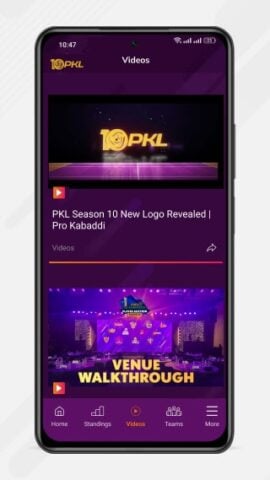 Pro Kabaddi Official App para Android