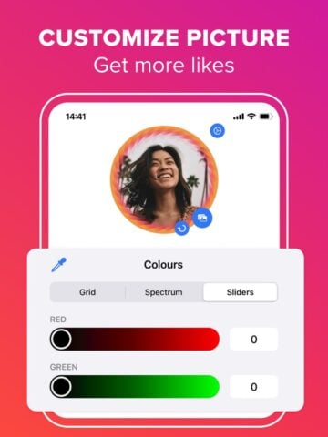 Profilrand für Instagram Insta für iOS
