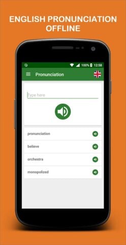Pronunciation para Android