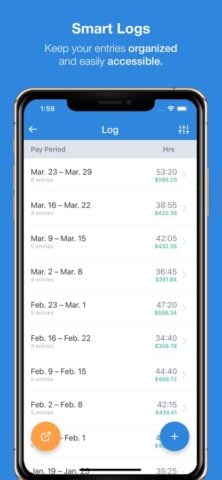 Punch Time Clock Hours Tracker für iOS