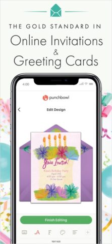 iOS용 Punchbowl: Invitations & Cards