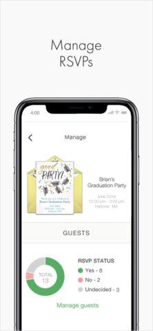 Punchbowl: Invitations & Cards para iOS