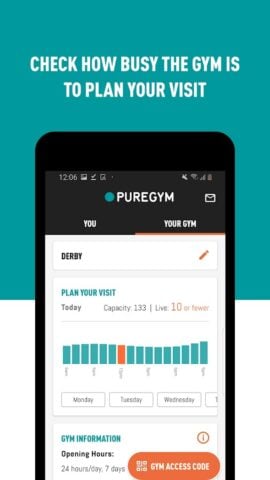 PureGym für Android