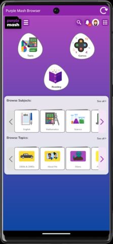 Android 版 Purple Mash Browser