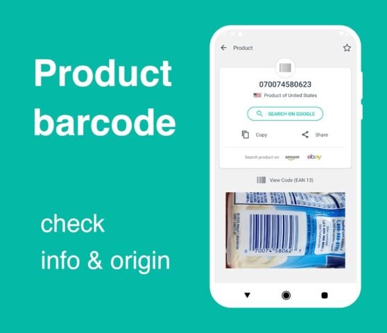 Pemindai QR code & Barcode untuk Android