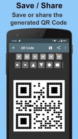 Generador de código QR para Android