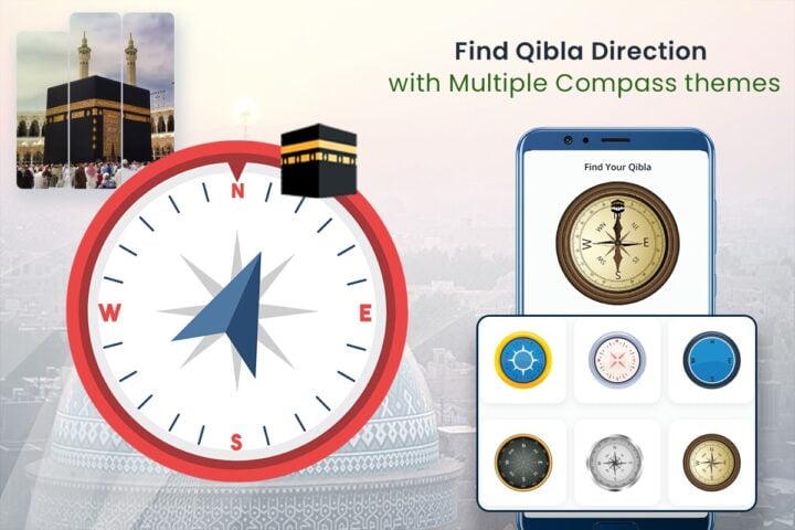 Android용 Qibla Direction – Qibla Finder
