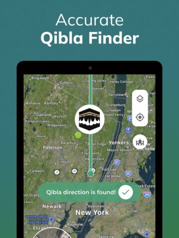 Qibla Brújula 100%, La Meca para iOS
