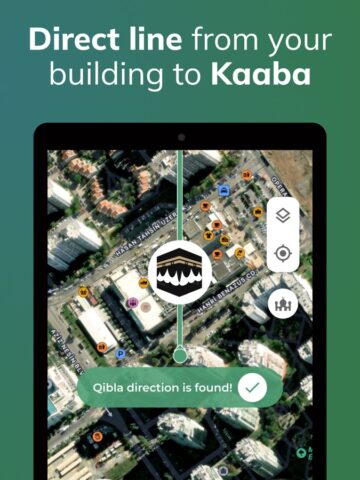 Arah Kiblat 100% Qiblat untuk iOS