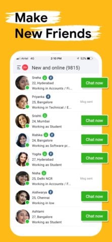iOS용 QuackQuack Dating App in India
