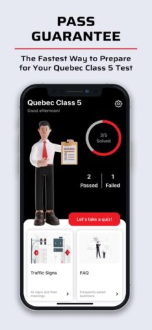 Quebec Driving Test Class 5 สำหรับ iOS