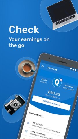 Android 版 Quidco: Cashback and Vouchers