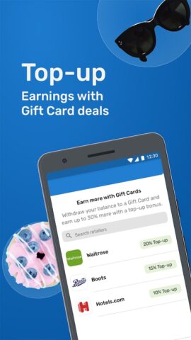 Quidco: Cashback and Vouchers pour Android