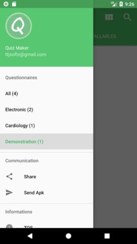 Quiz Maker (Crear quiz/prueba) para Android