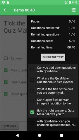 Android용 Quiz Maker (Create Quiz /Test)
