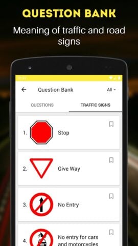Android용 RTO Exam: Driving Licence Test