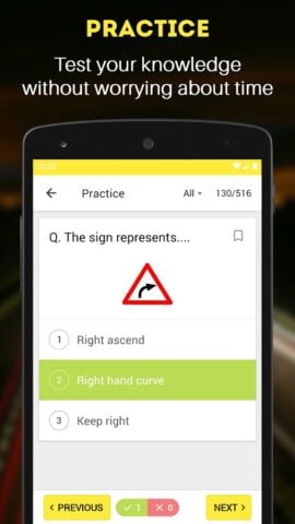 Android 用 RTO Exam: Driving Licence Test