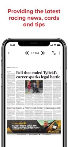 Racing Post Newspaper per iOS