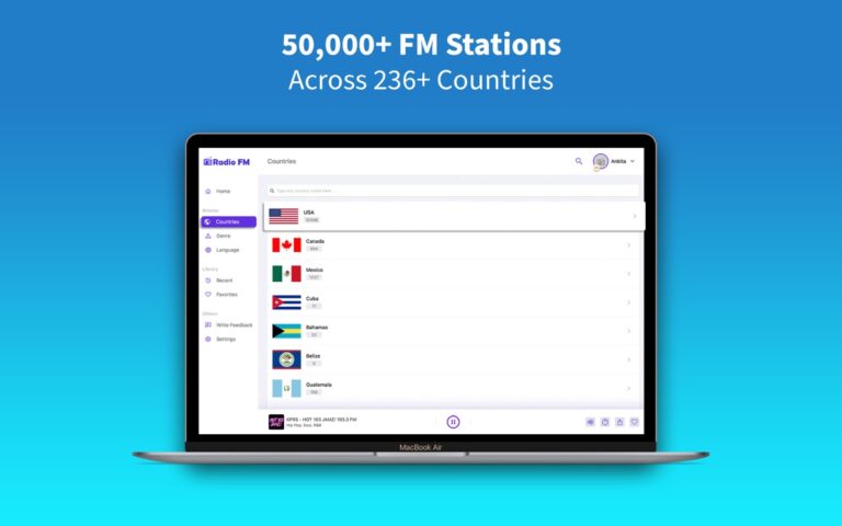 iOS 用 Radio FM: Music, News & Sports