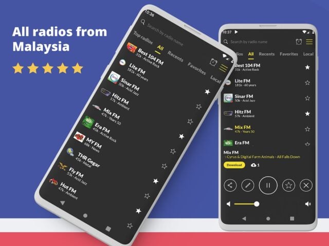 Android 版 Radio Malaysia FM online