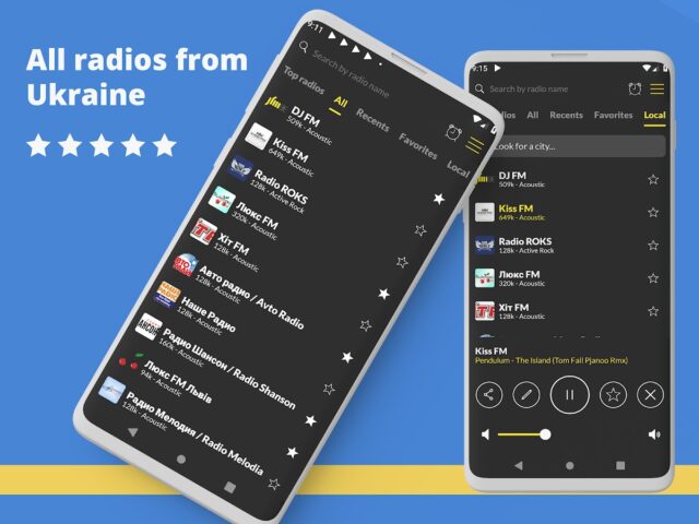 Rádio Ucrânia FM online para Android