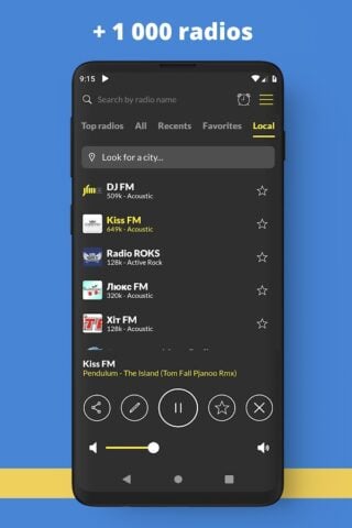 Android 用 ラジオウクライナFMオンライン