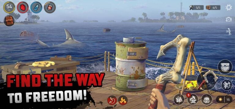 iOS용 해양 유목민 – 뗏목 생존 게임 시뮬레이션 온라인