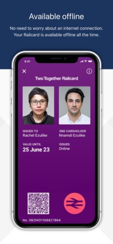 Railcard для iOS — скриншот 3