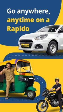 Android용 Rapido: Bike-Taxi, Auto & Cabs