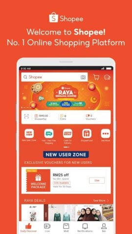 Android 用 Raya Bersama Shopee