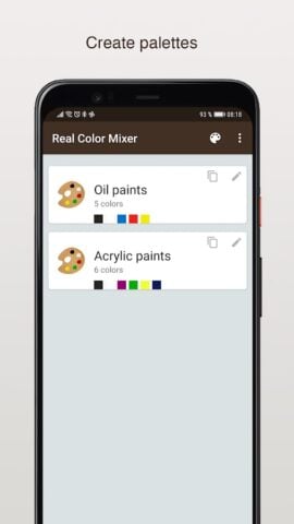 Android 用 Real Color Mixer