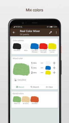 Android 用 Real Color Mixer