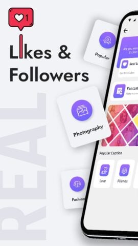 Real Followers & Likes für Android