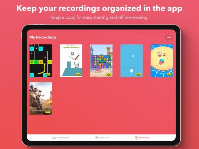 Record it! :: Screen Recorder สำหรับ iOS