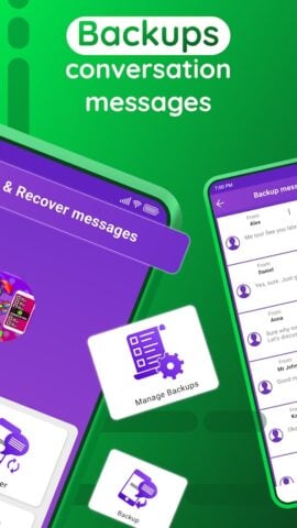 Восстановить сообщения для Android