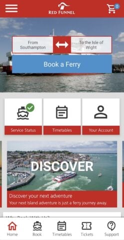Red Funnel Isle of Wight Ferry لنظام Android