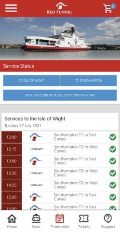 Red Funnel Isle of Wight Ferry für Android