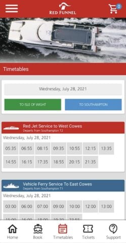 Red Funnel Isle of Wight Ferry สำหรับ Android