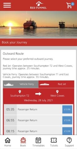 Red Funnel Isle of Wight Ferry untuk Android