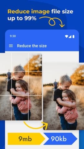 تطبيق تقليل حجم الصور لنظام Android
