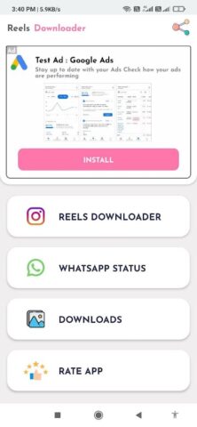 Reels video Downloader for Ig لنظام Android