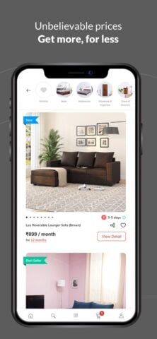 iOS 用 Rentomojo – Furniture on Rent