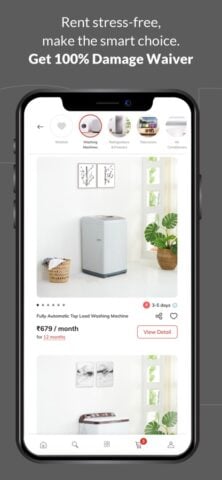 Rentomojo – Furniture on Rent لنظام iOS