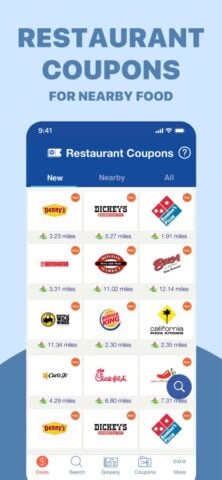 Restaurant Coupons, Food App pour iOS
